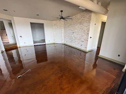 Interior metallic pour — Boise