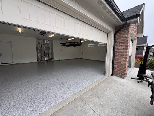 Two-car garage, finished to the apron — Montana